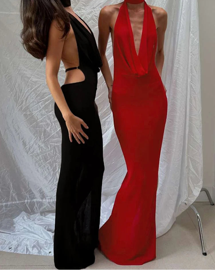 Double Take Plunge Gown